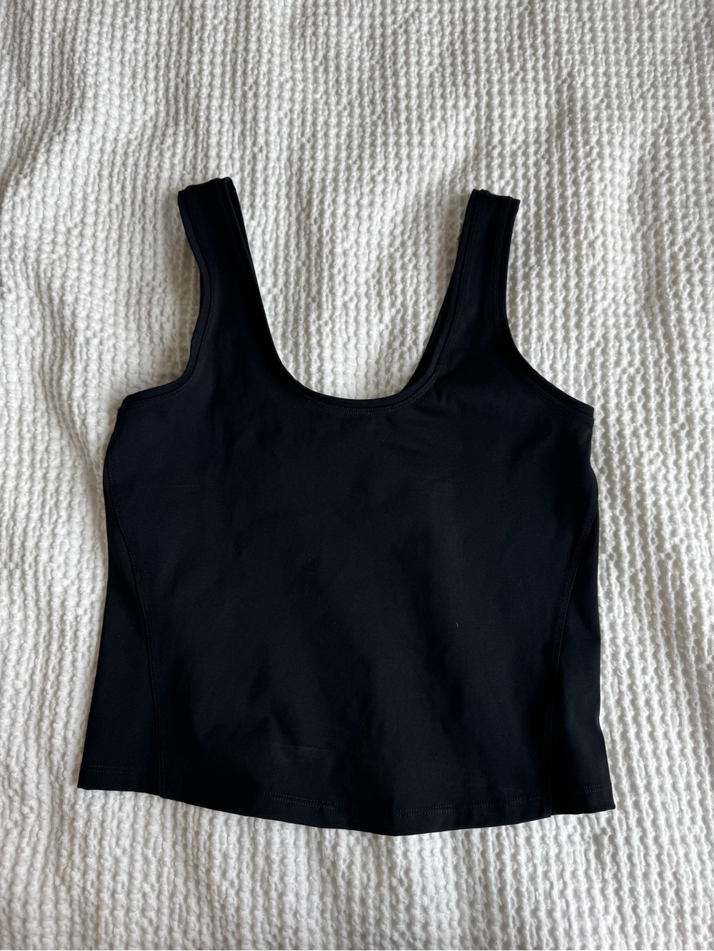 Spanx Black Scoop Neck Women’s Tank Top